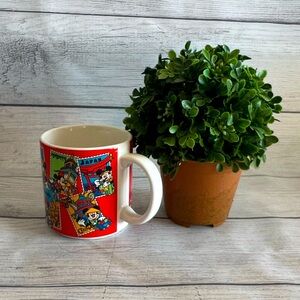Disney Red and White Cartoon Mug